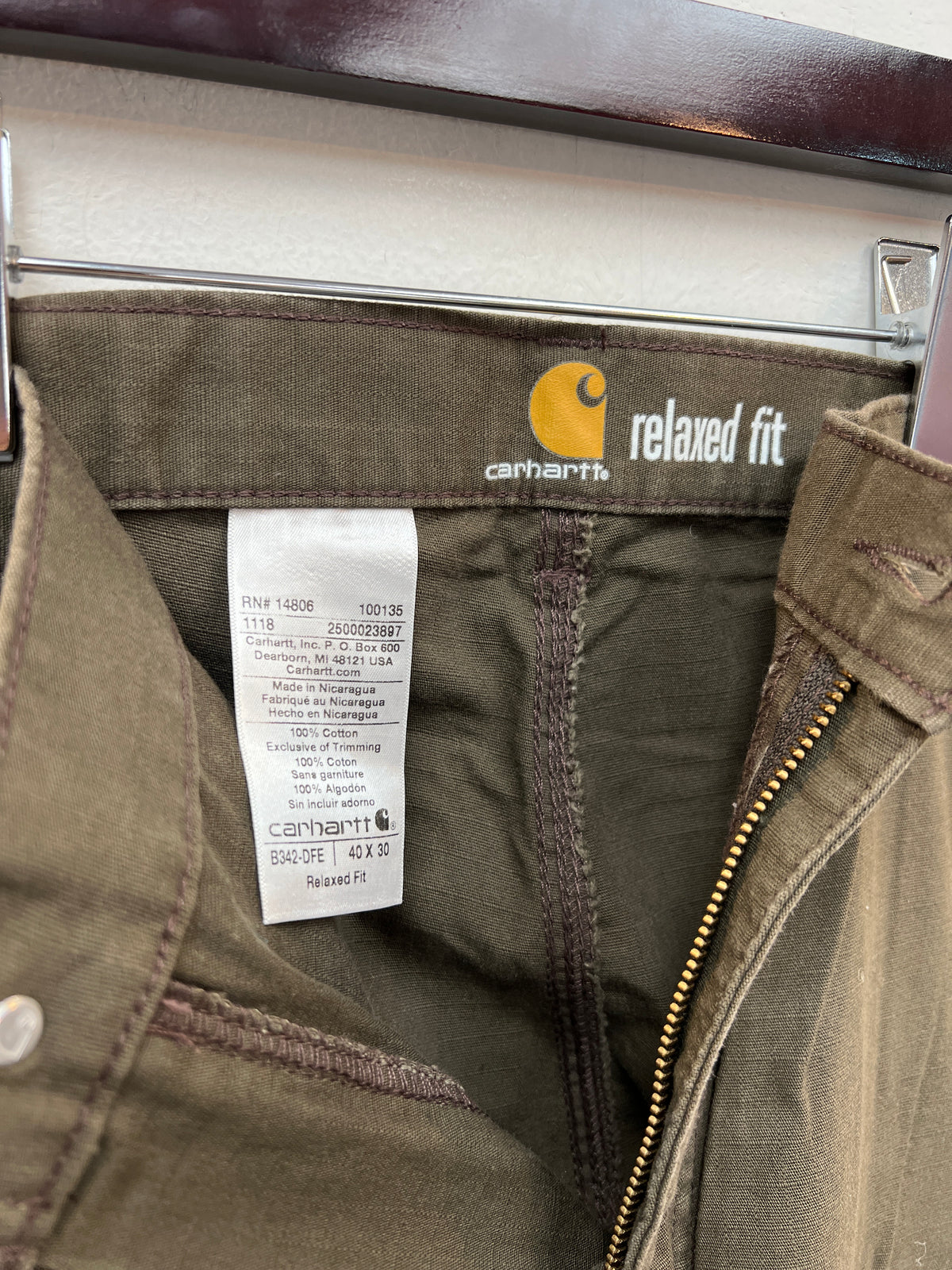 Carhartt B342 Ripstop Cargo Pants
