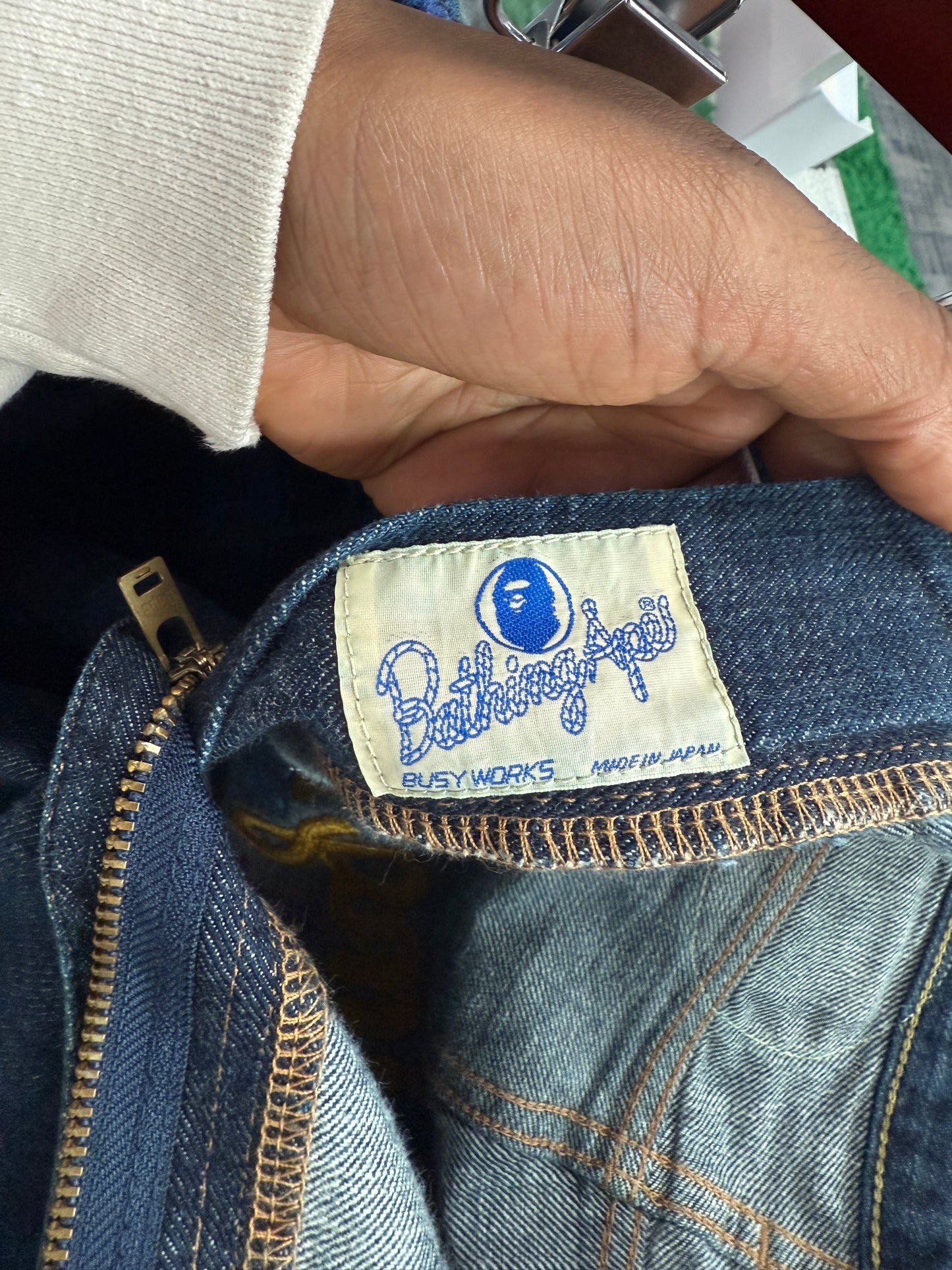 Bape Rainbow Embroidered Jorts