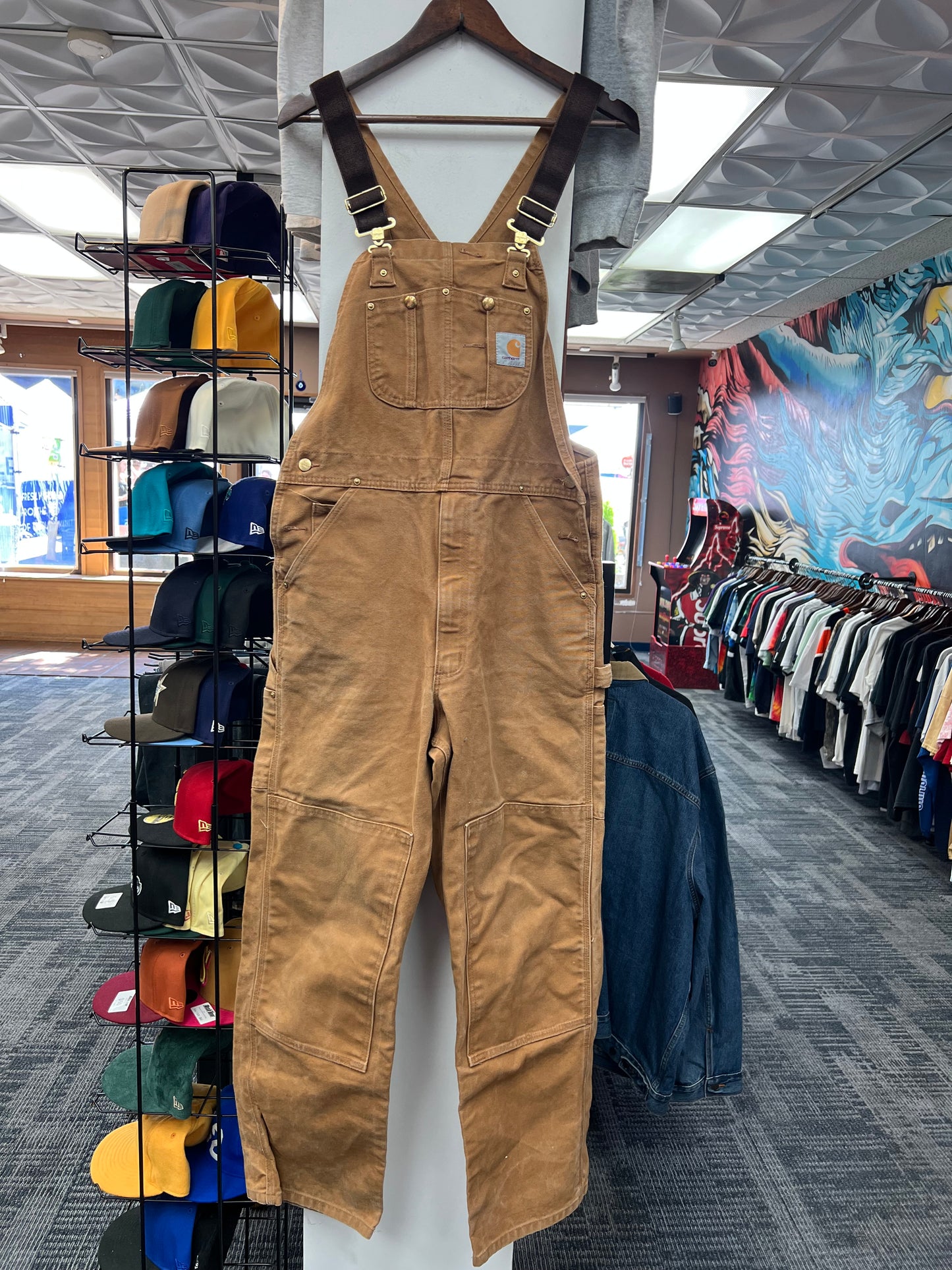 Beige Carhartt Overalls