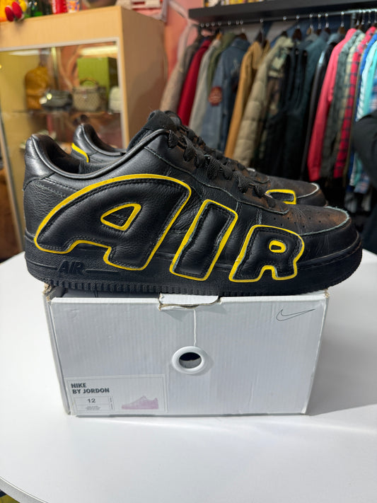 Preowned Black/Yellow CPFM Nike By You AF1 Low
