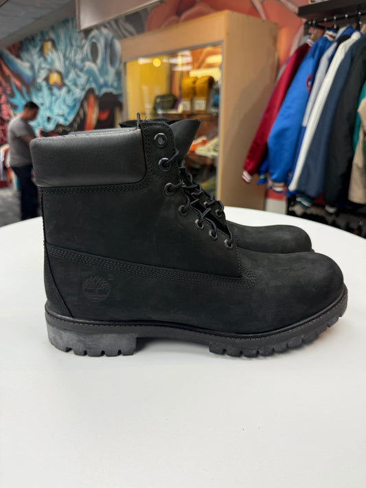 Like New Black Timberland Boots