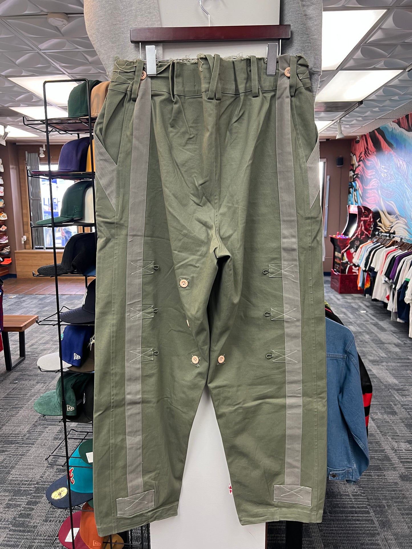 Hidden Characters Green Flight Pants