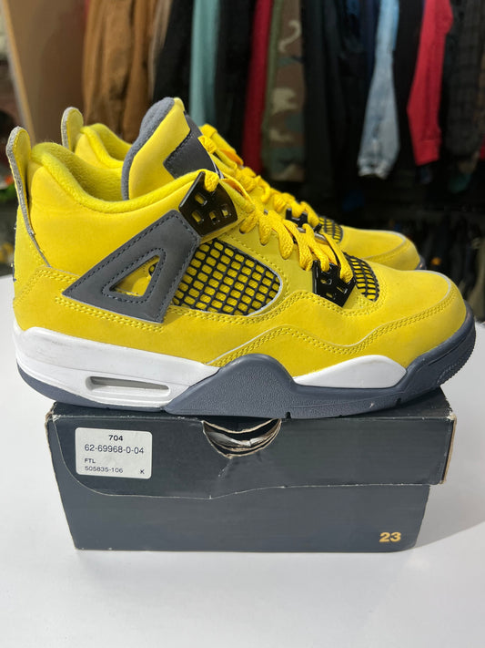 Preowned Jordan 4 Lightning