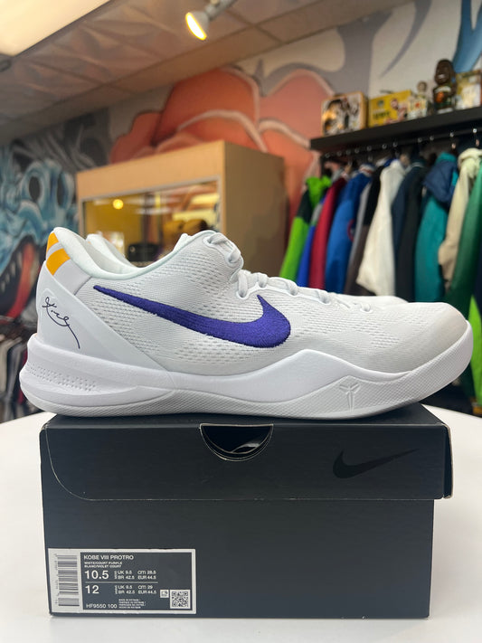 Preowned Kobe 8 Protro Lakers Home