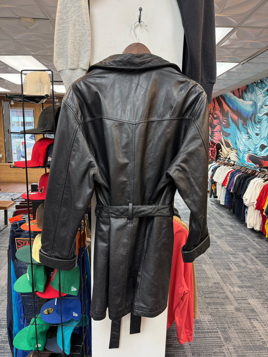 Vintage Wilson’s Leather Trench Jacket