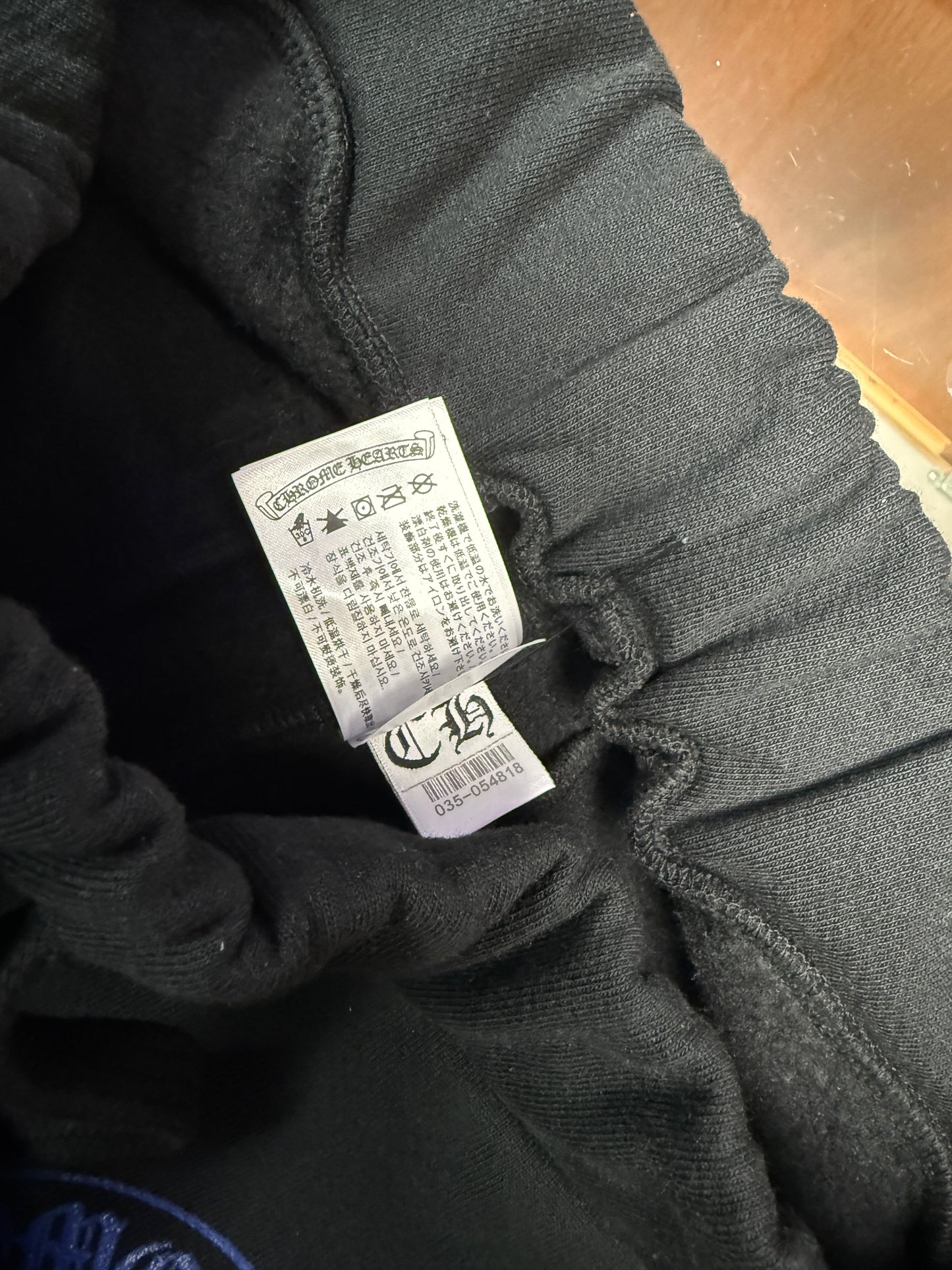 New Chrome Hearts Black/Blue Horseshoe Sweats