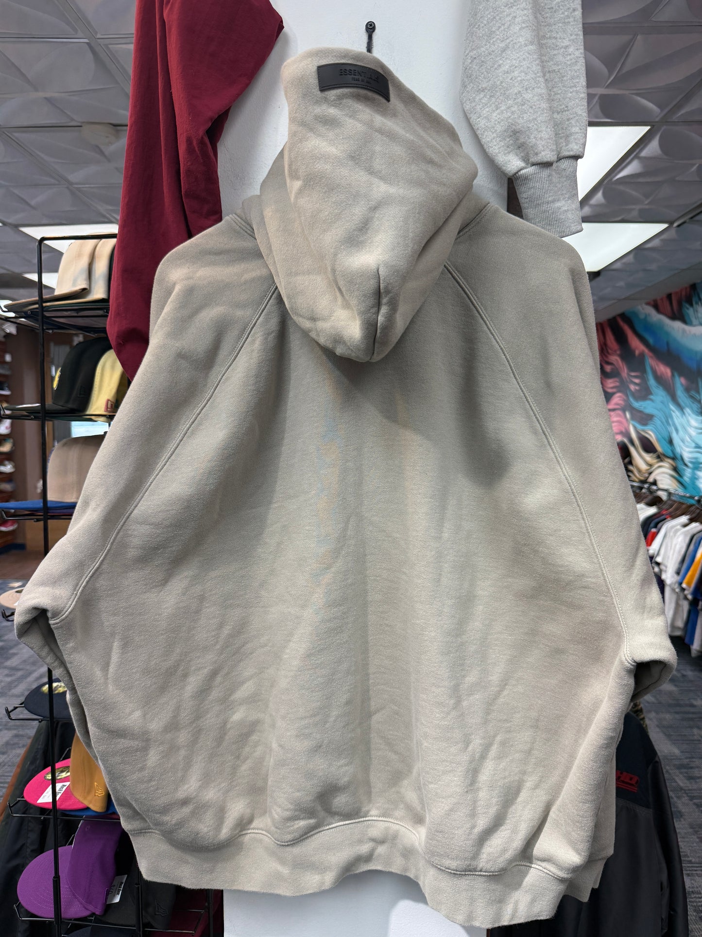 Essentials Beige Hoodie