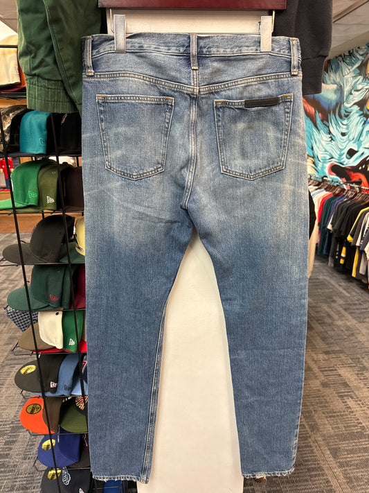 Fear of God Essentials Mud Wash Skinny Jeans