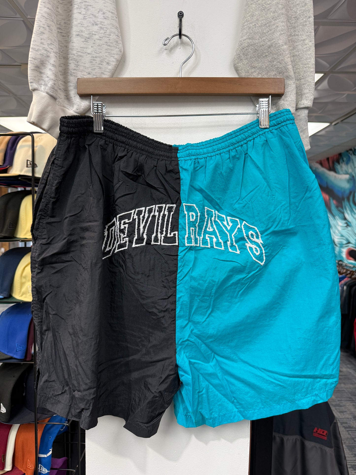 Vintage Starter Devil Rays Swim Trunks