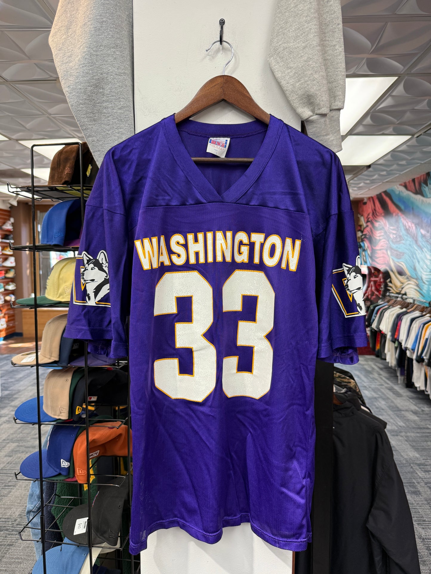 Vintage WA Huskies Football Jersey