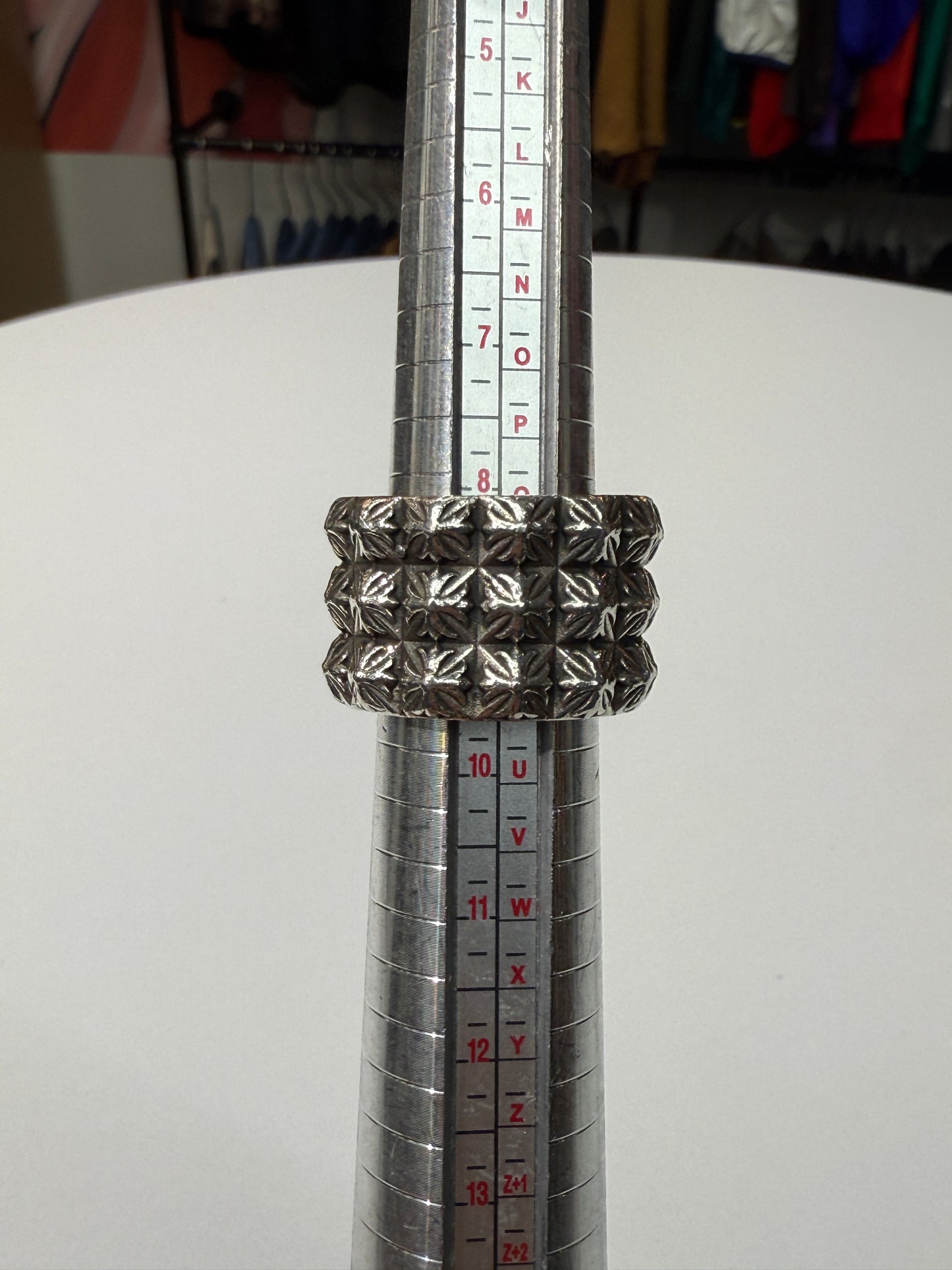 Chrome Hearts Triple Pete Punk Ring