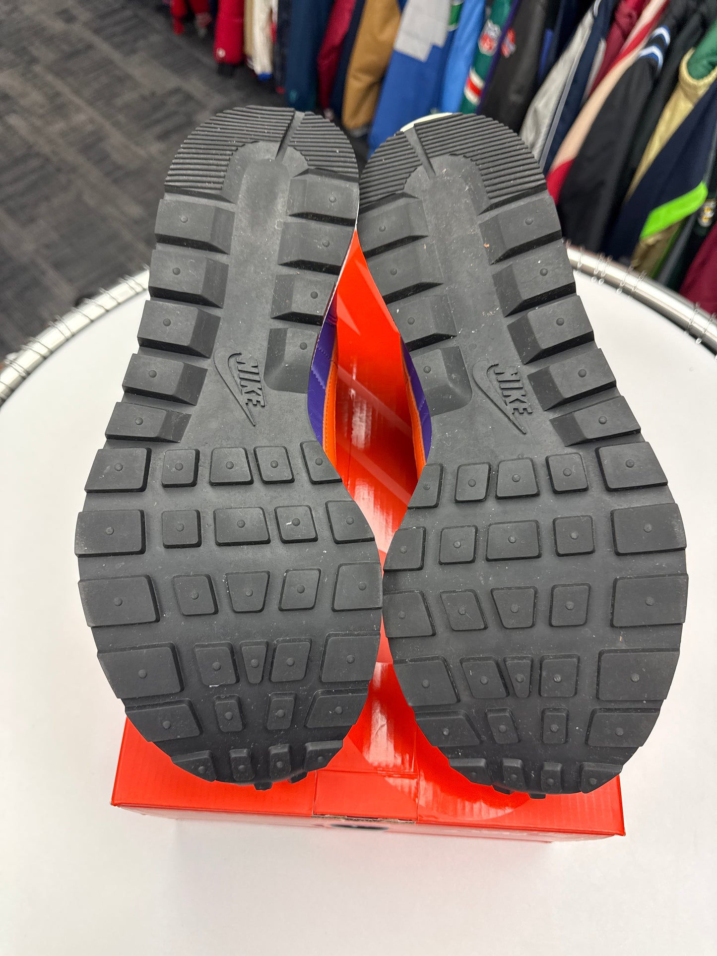Preowned Nike Sacai Vaporwaffle Dark Iris