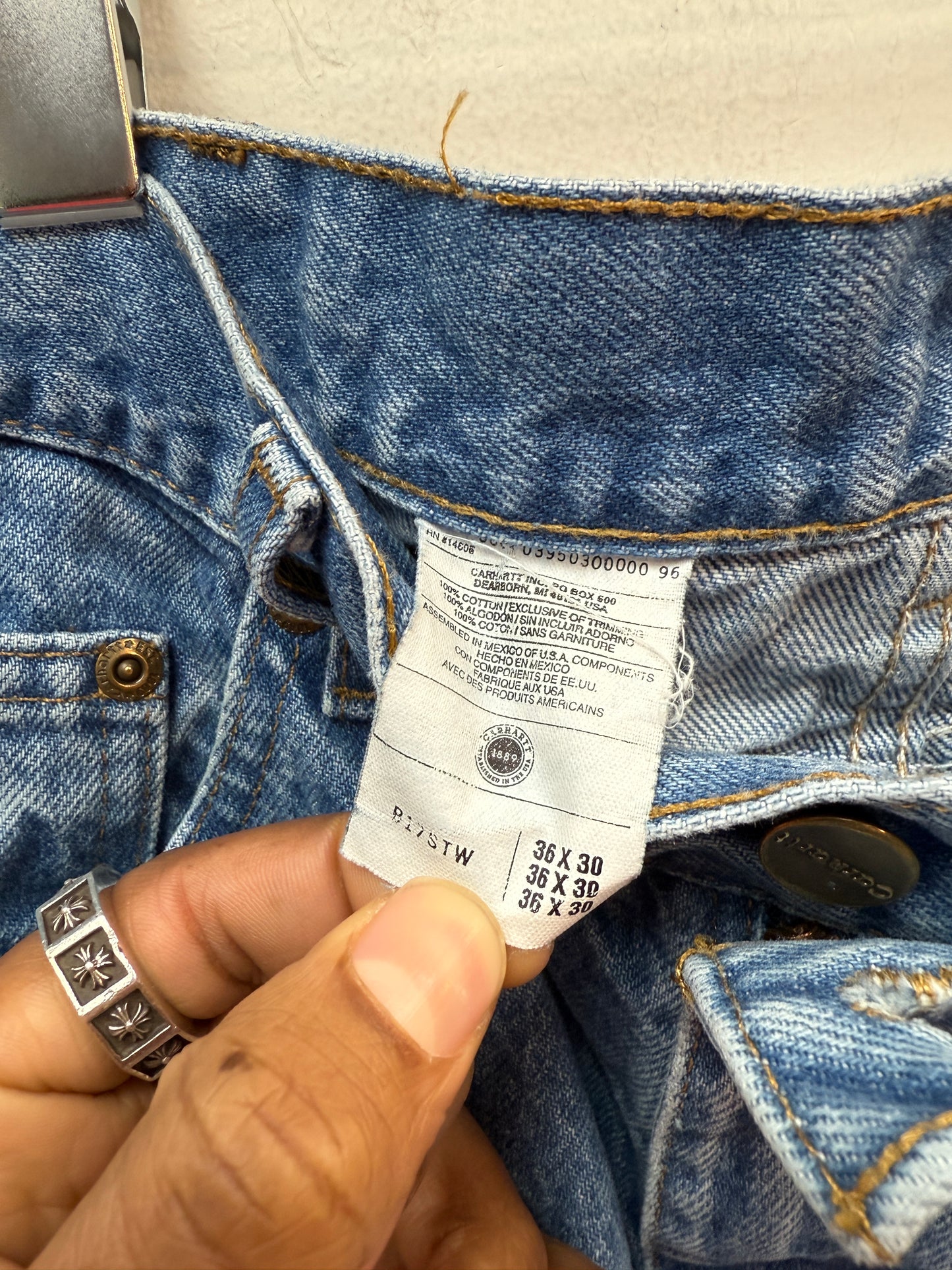 Vintage Carhartt Blue Jeans