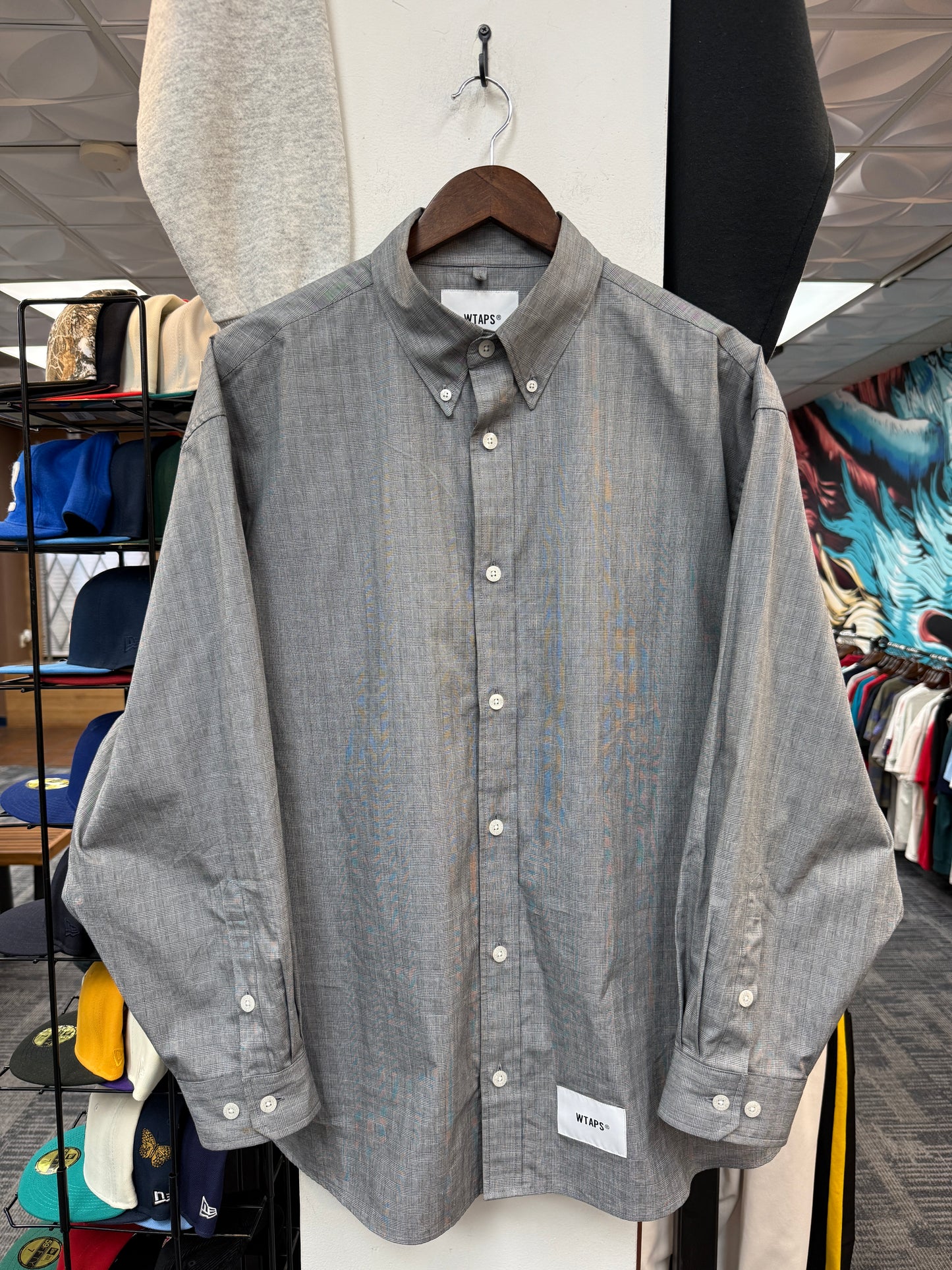 WTAPS Protect Checked Button Up Shirt