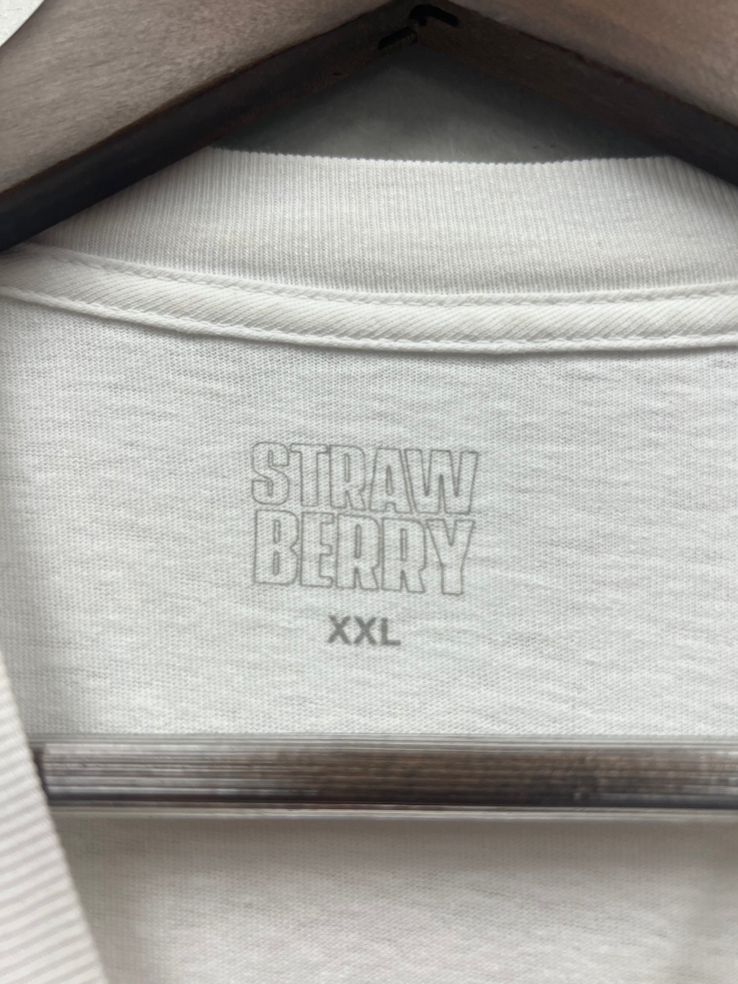 Strawberry White L/S Tee