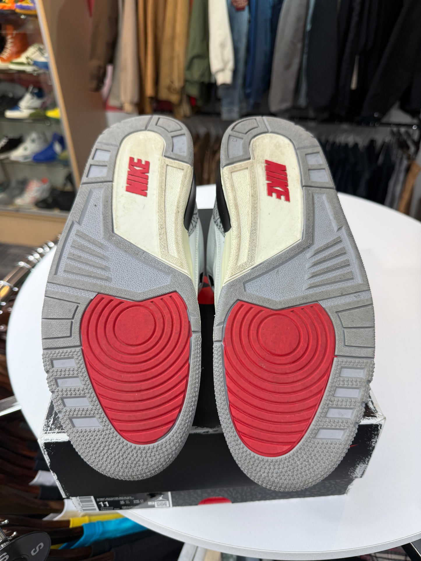 Preowned Reimagined White Cement Jordan 3