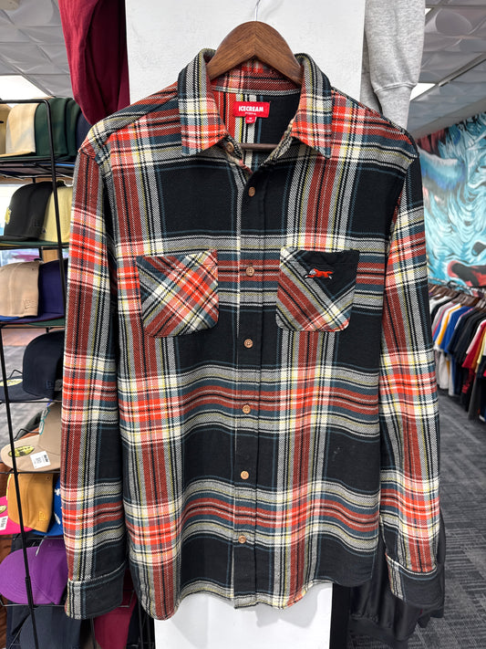 Ice Cream BBC Embroidered Flannel