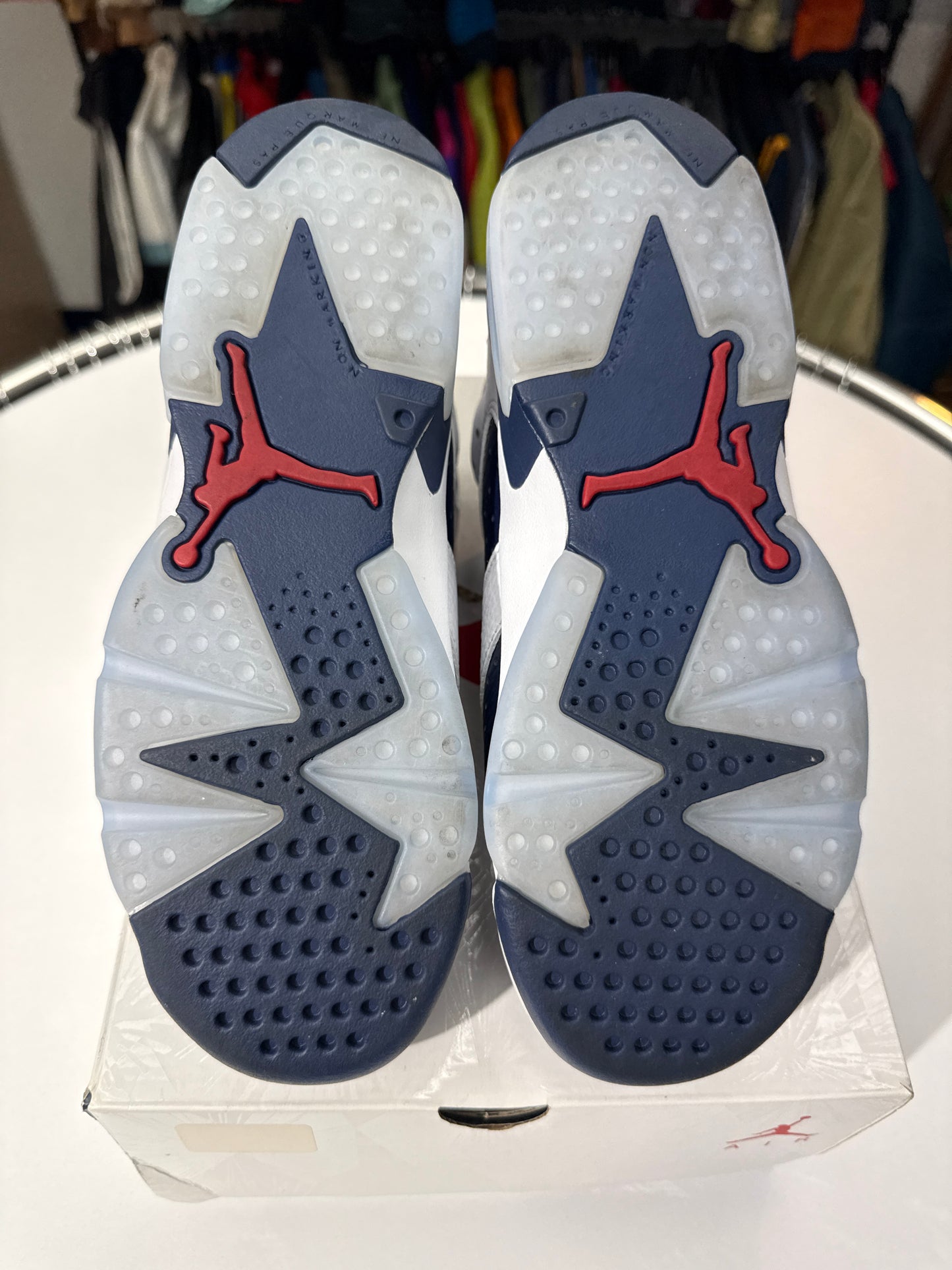 Preowned Jordan 6 Olympic (2024)