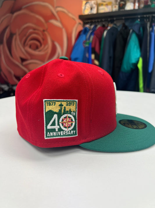 Mariners 40th Anniversary Sonics Colors Fitted