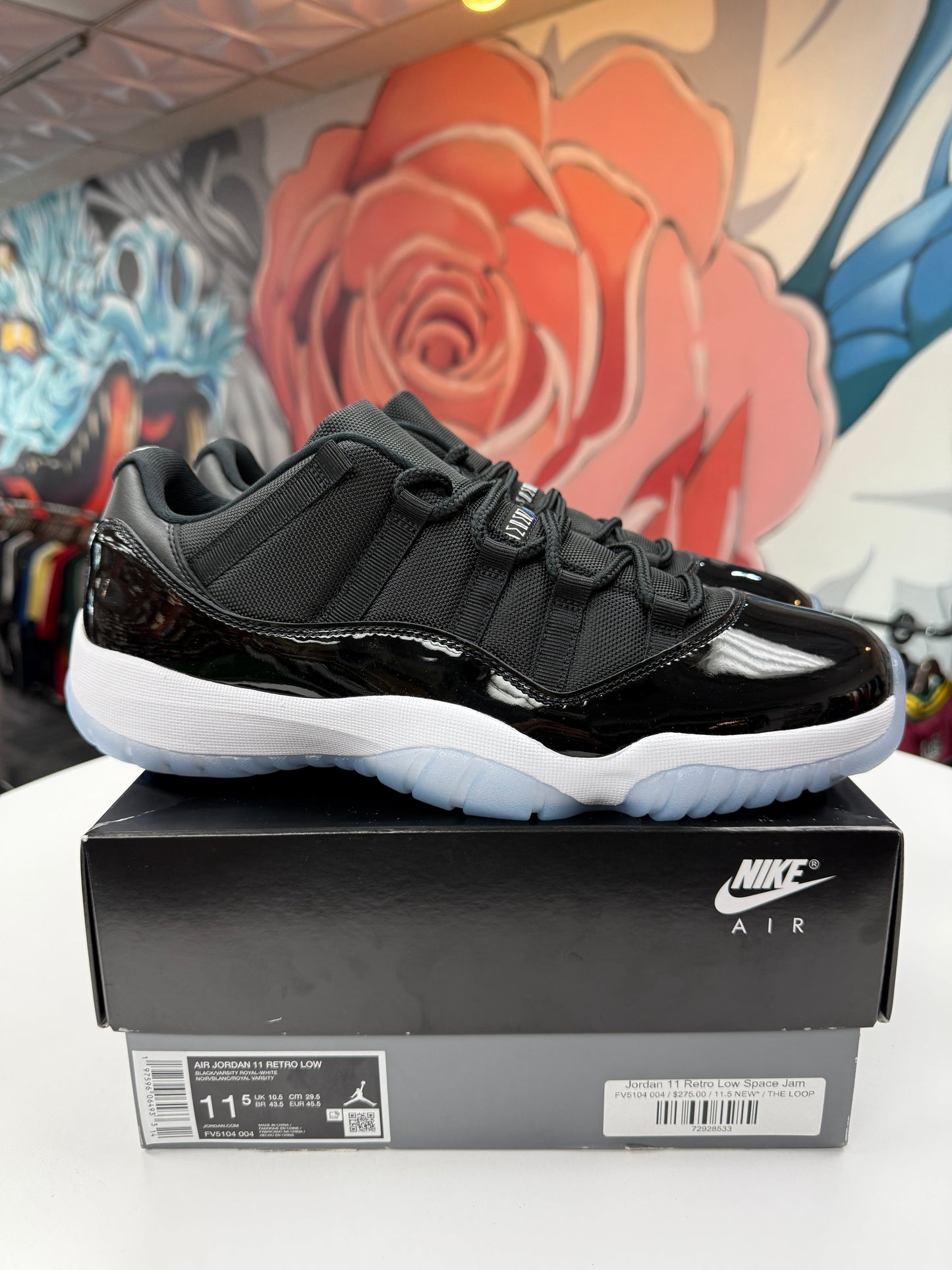 New Jordan 11 Low Space Jam