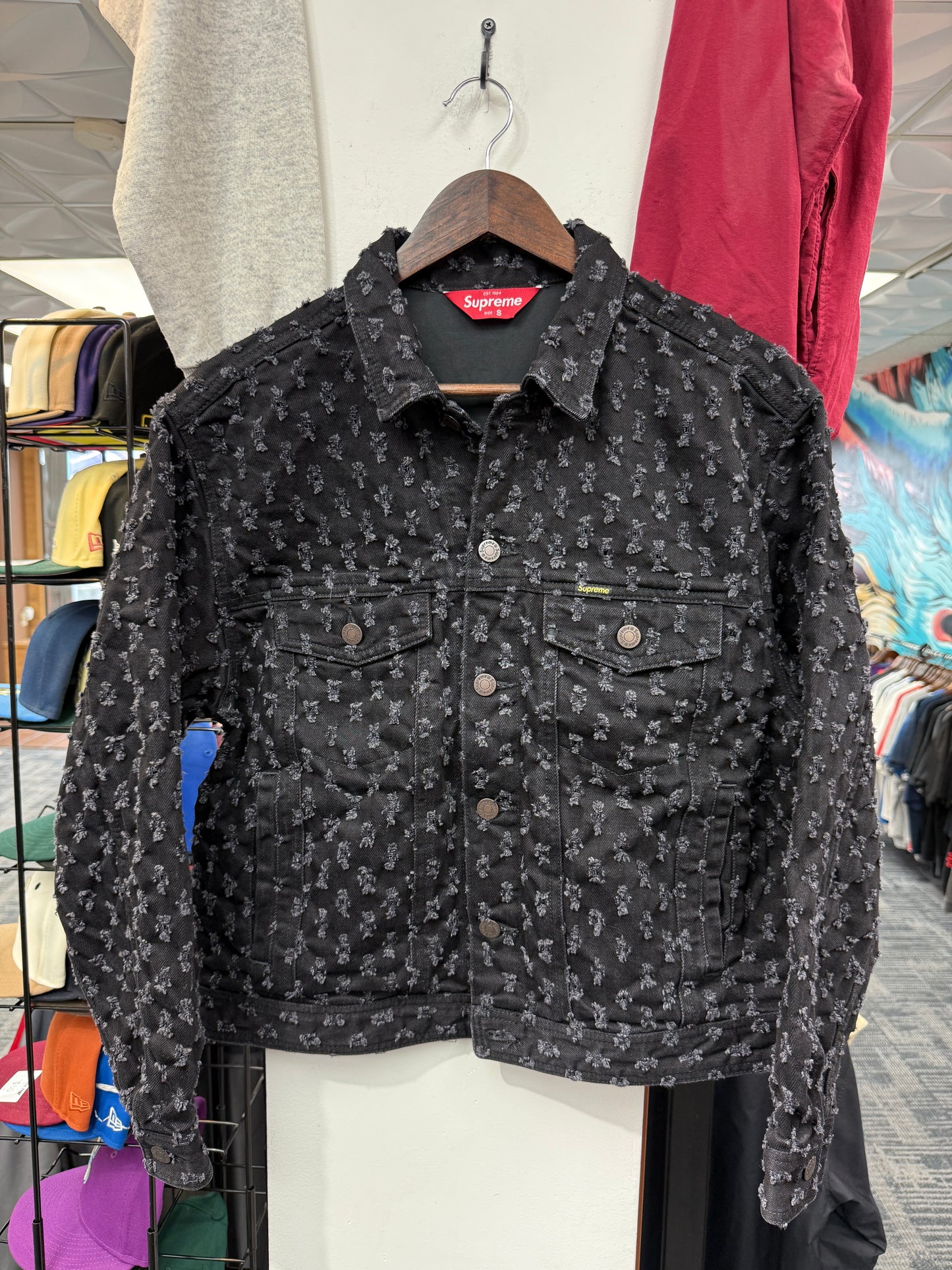 Supreme Hole Punch Denim Trucker Jacket