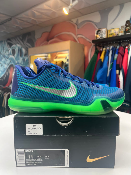 Preowned Nike Kobe 10 Emerald City