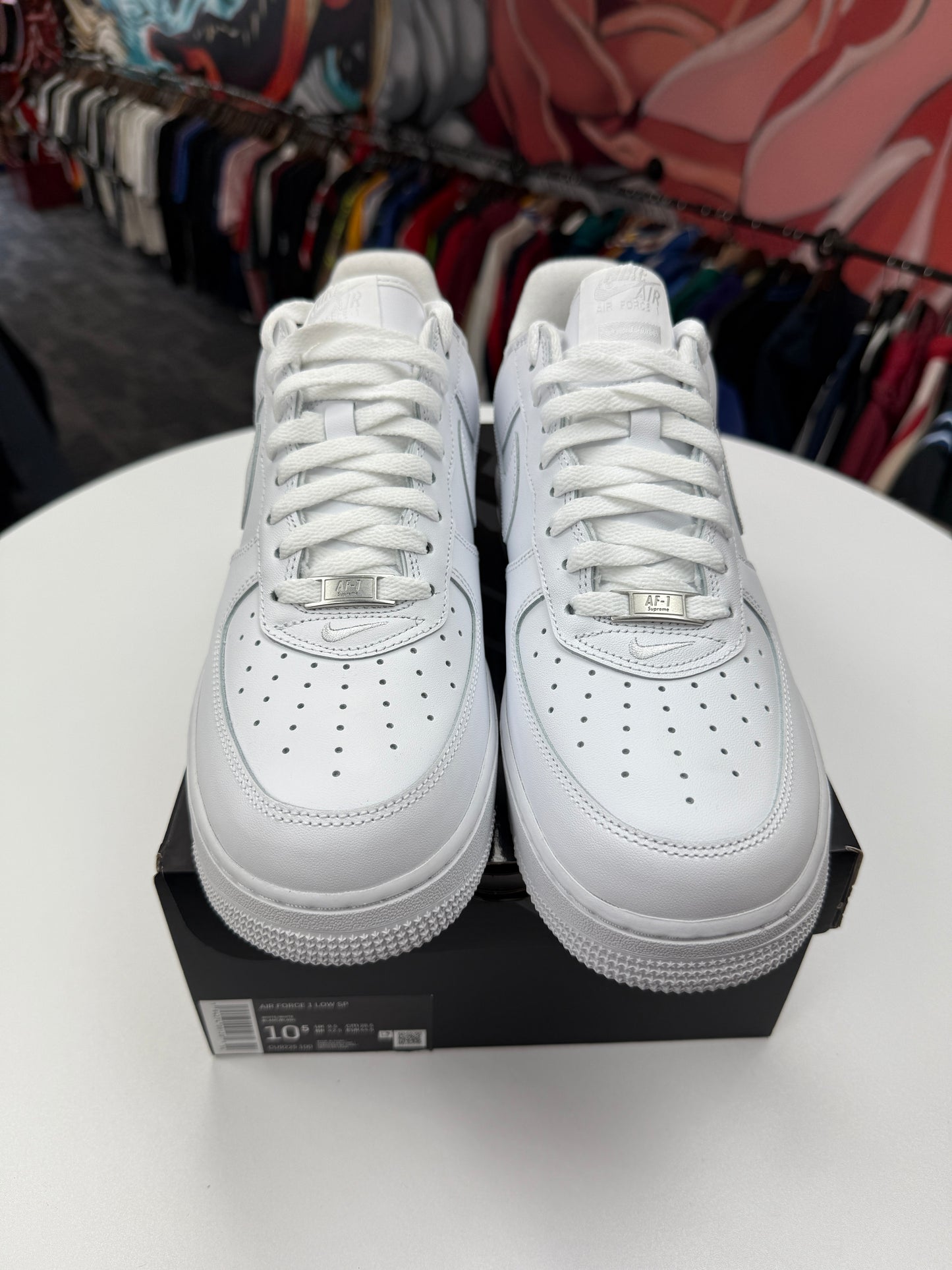 New White Supreme AF1 Low