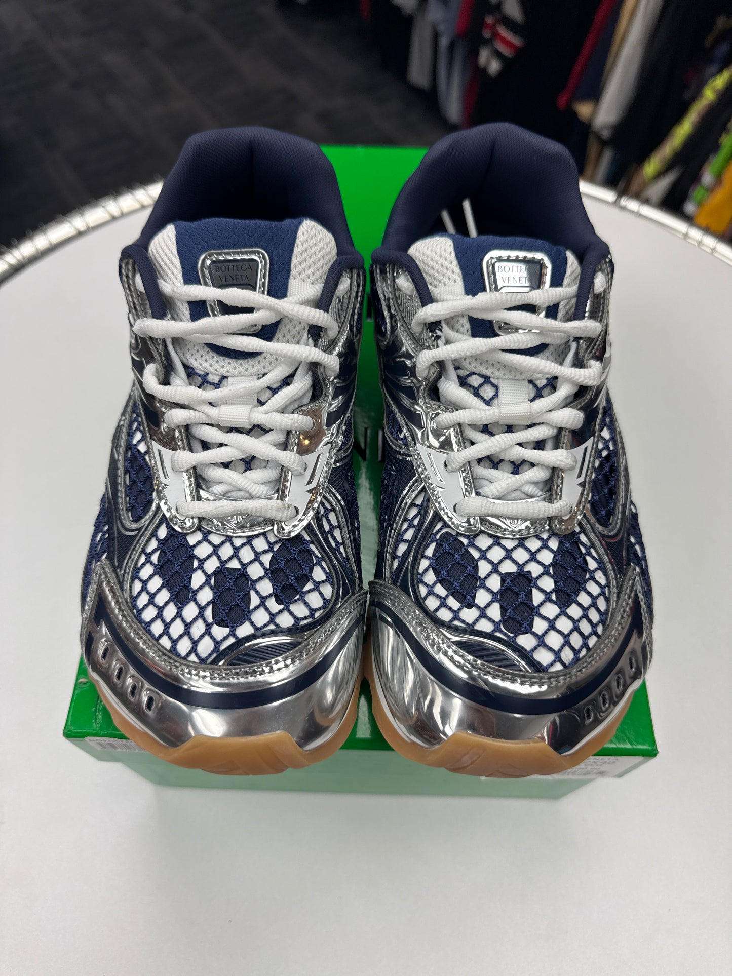 Preowned Bottega Veneta Orbit Sneakers