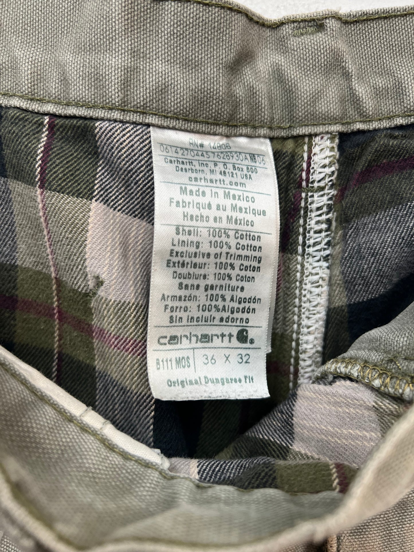 Carhartt B11 Dungaree Work Pants