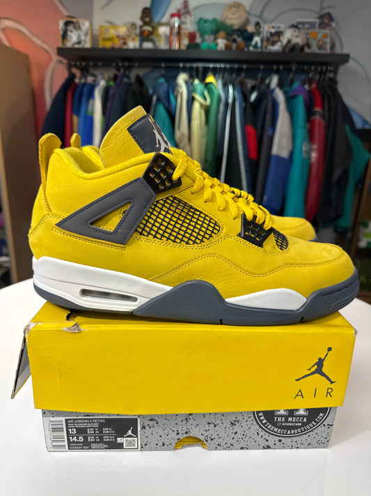 Preowned Jordan 4 Lightning