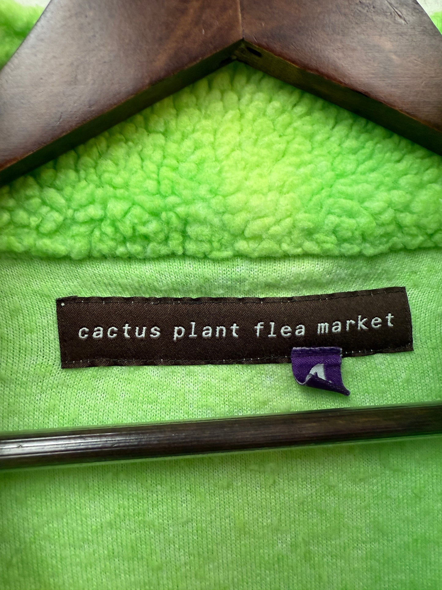 Cactus Plant Flea Market Lime Cowboy Fleece
