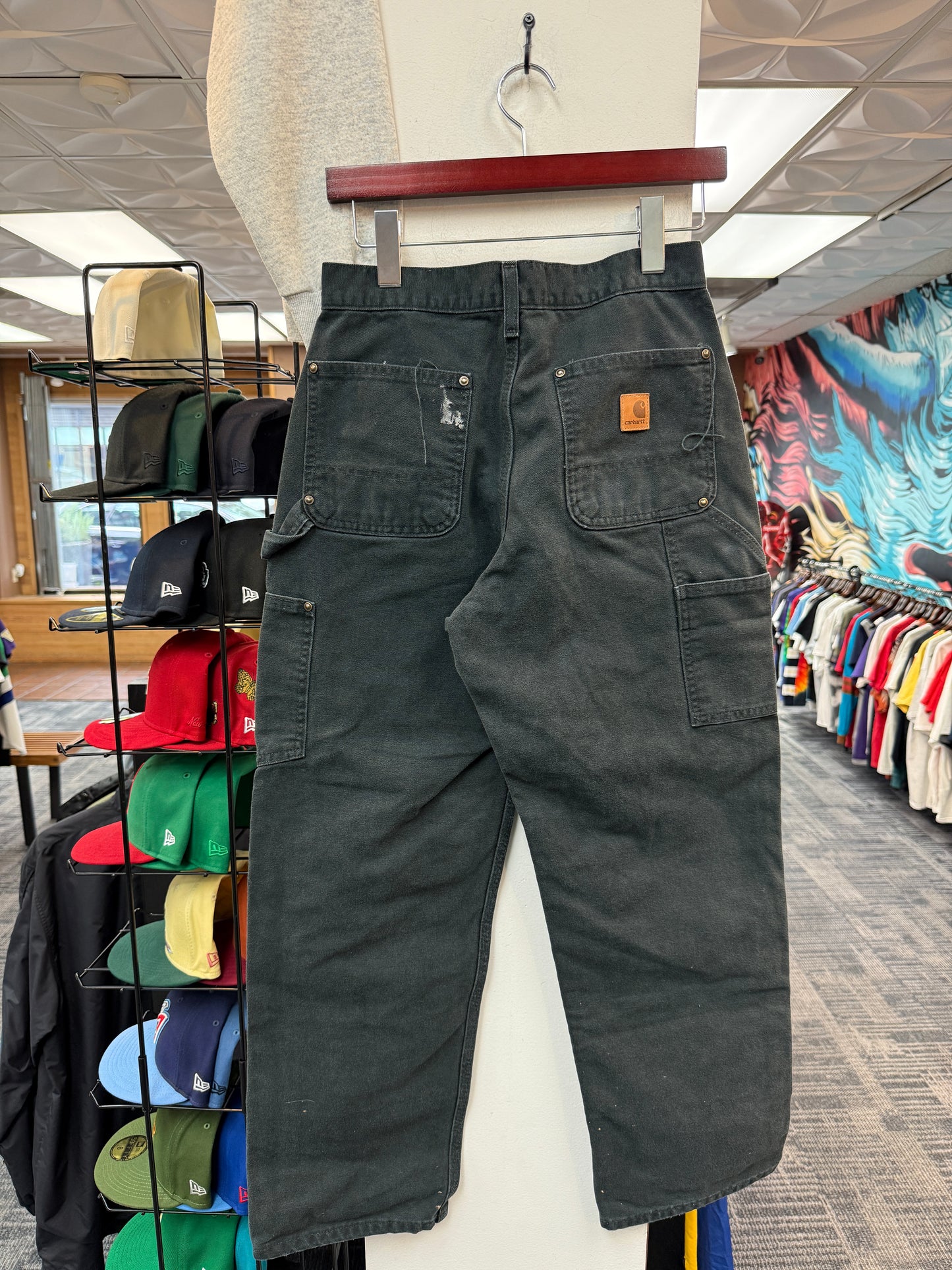 Vintage Black Carhartt Double Knee Pants