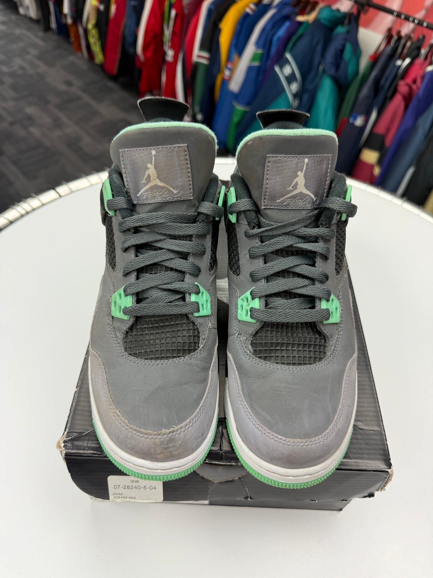 Preowned Jordan 4 Green Glow (2013)