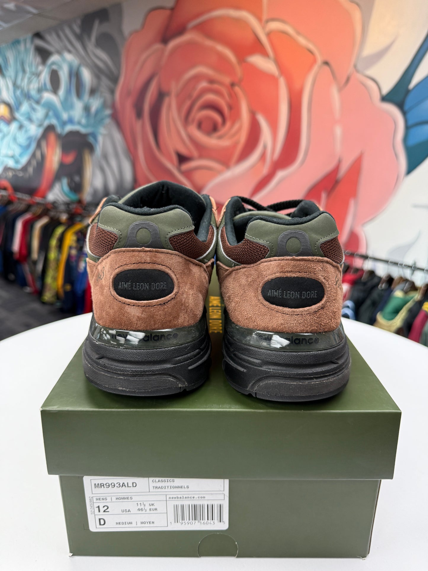Preowned New Balance 993 Aime Leon Dore Brown