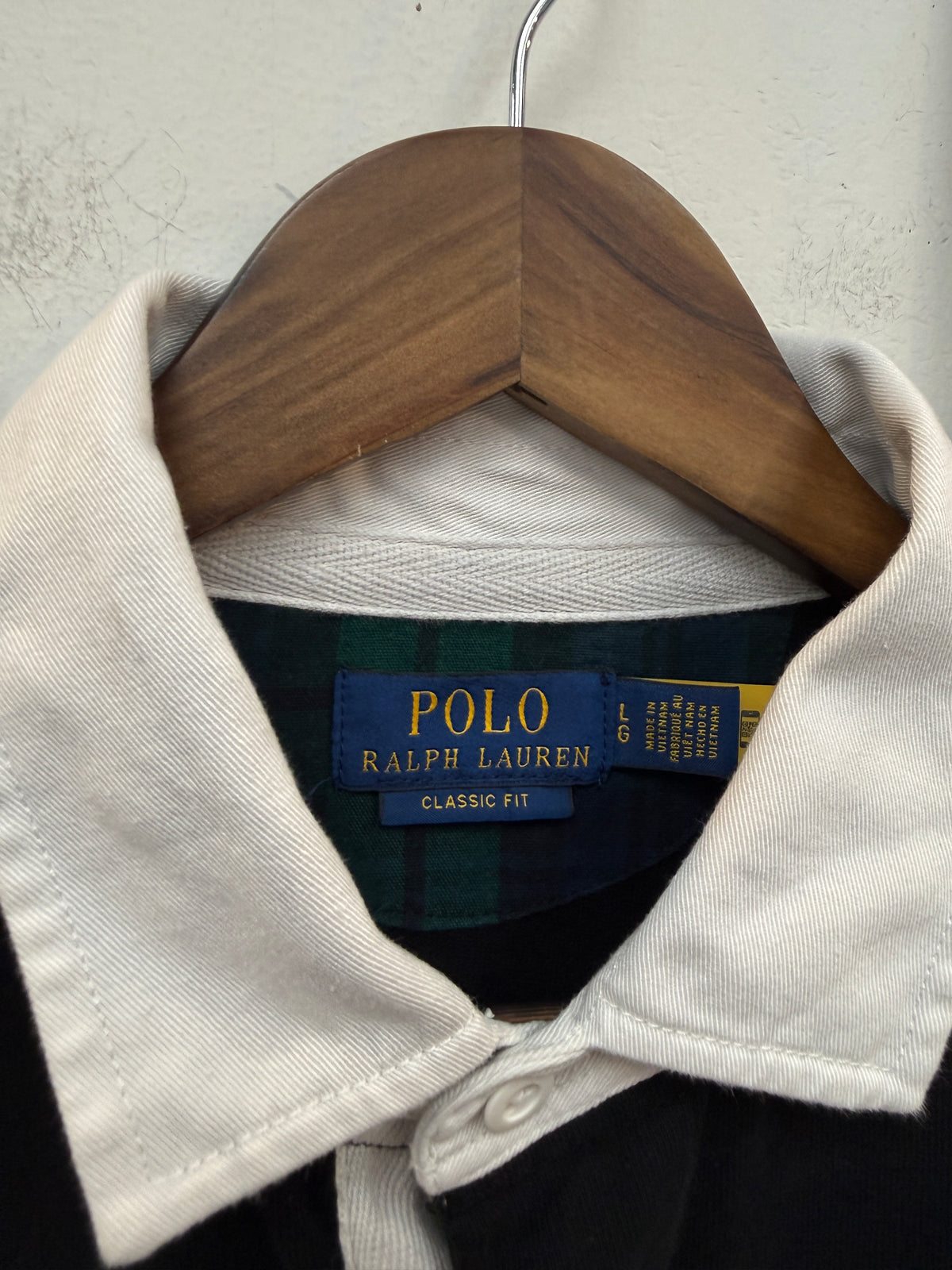 Polo Ralph Lauren Black Rugby Shirt