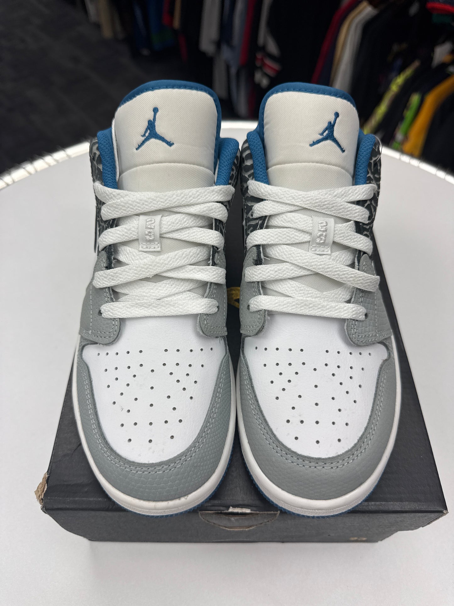 New Jordan 1 Low True Blue (GS)