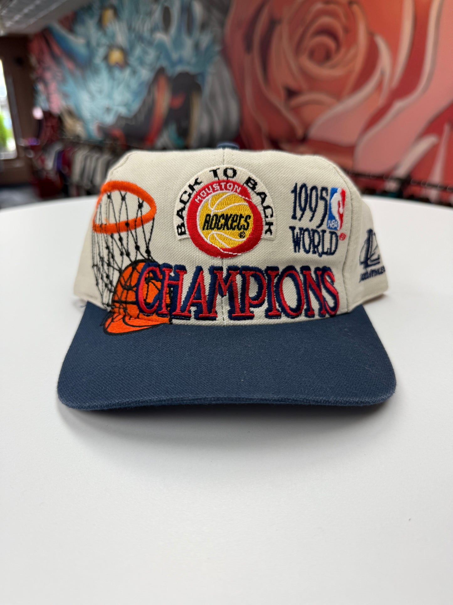 Vintage Houston Rockets 95 World Champs Snap