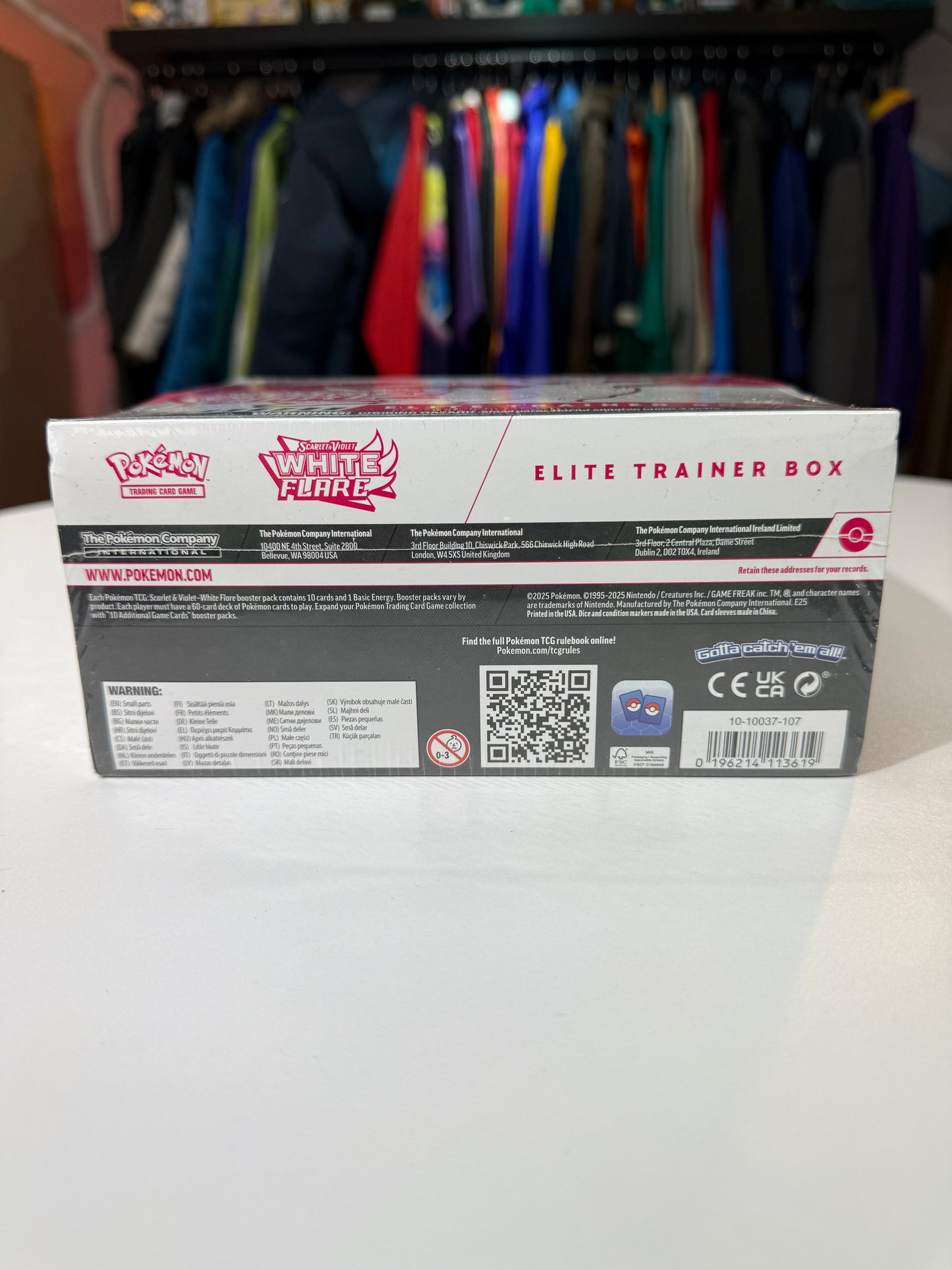 New Pokémon Scarlet & Violet White Flare Elite Trainer Box