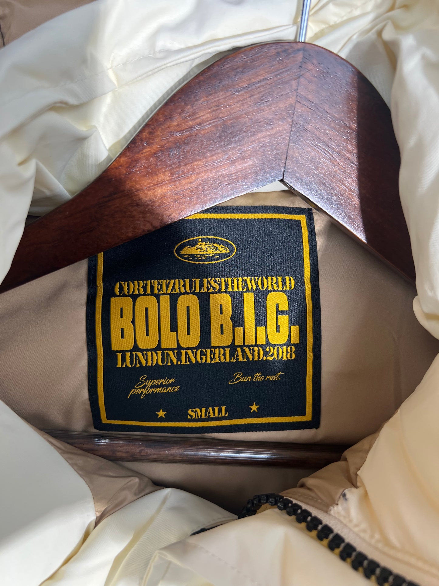 Corteiz Bolo B.I.G Cream Jacket