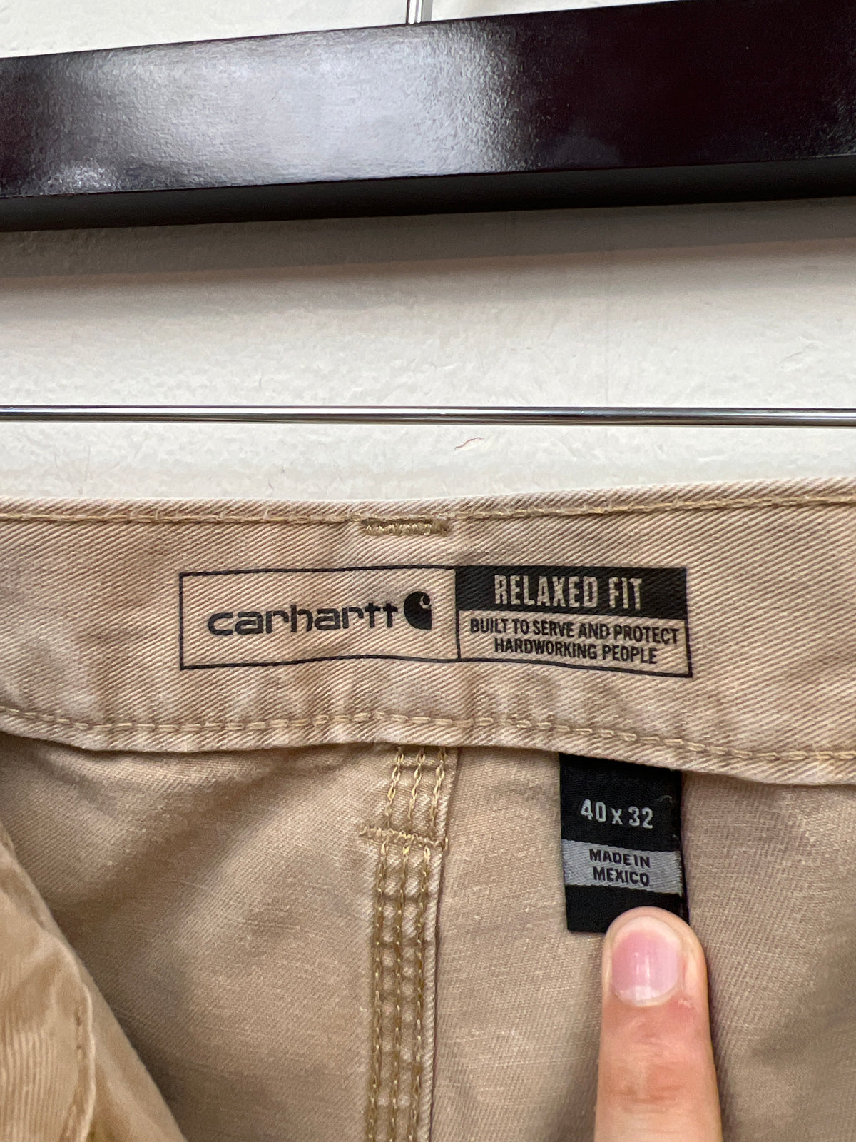 Carhartt Paint Splatter Khaki Carpenter Pants