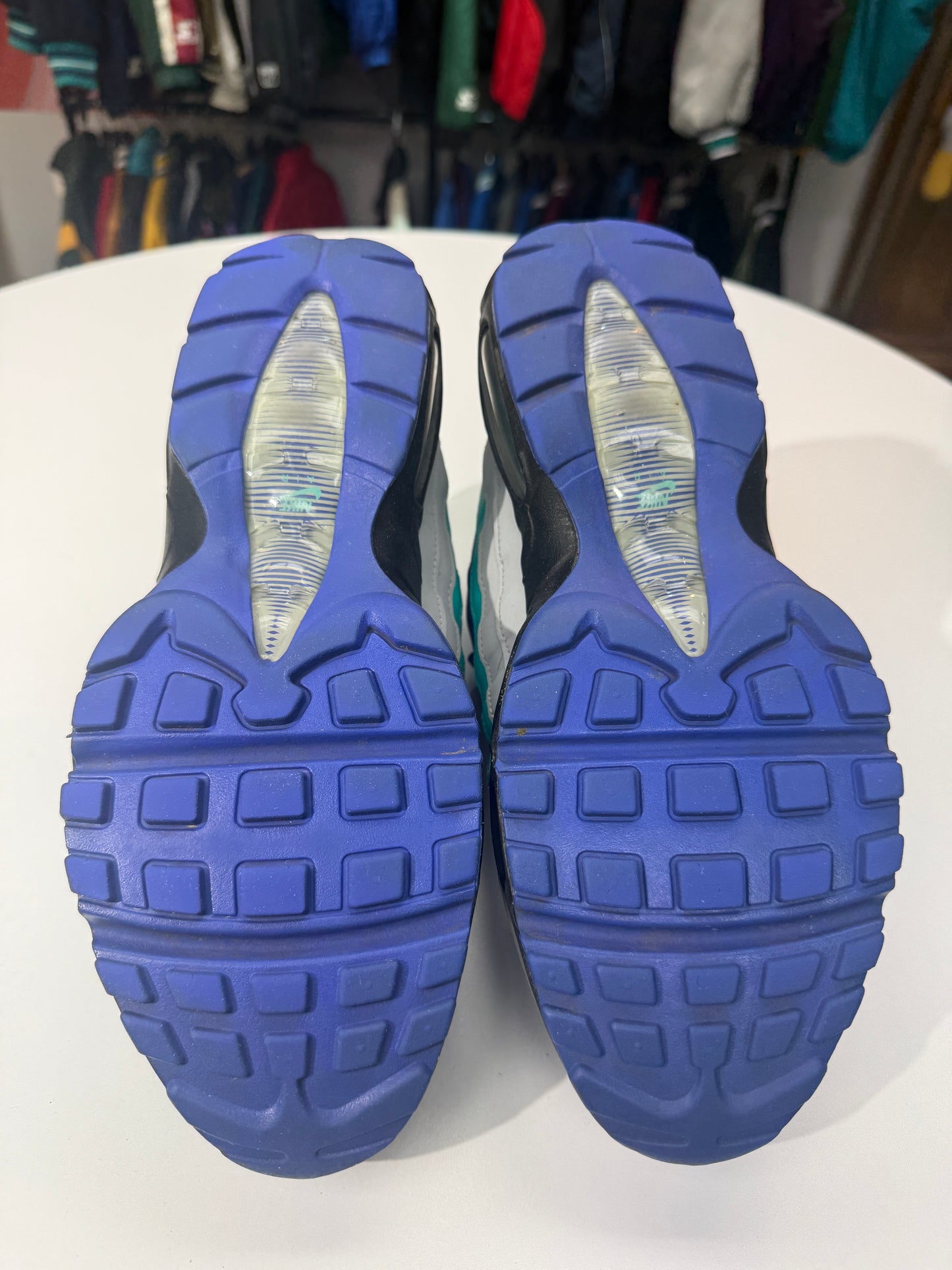 Preowned Wolf Grey Grape Air Max 95