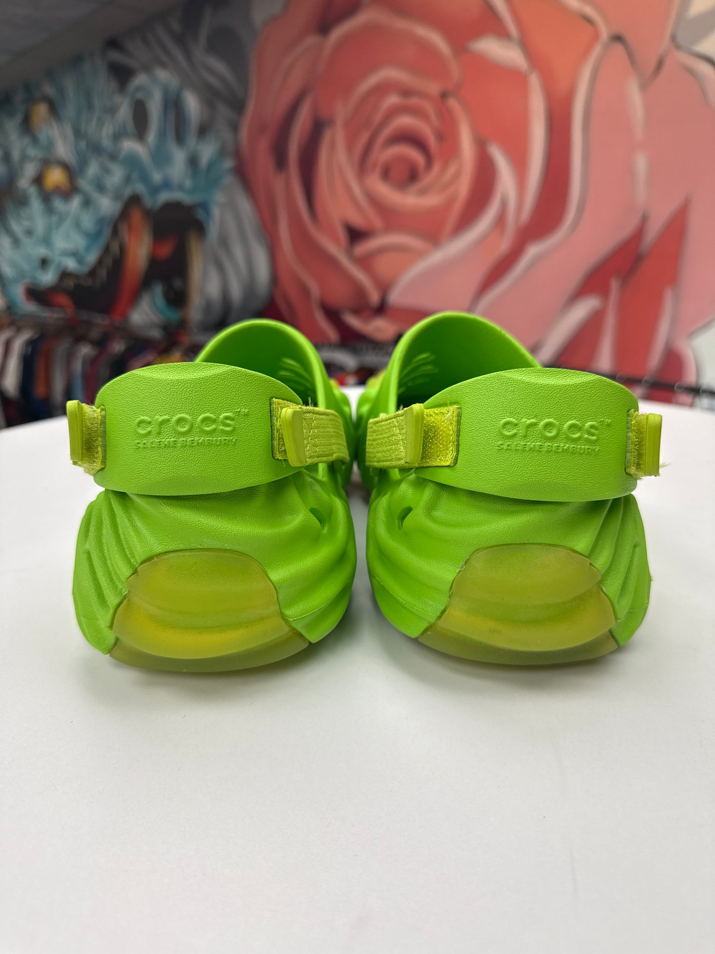 Preowned Salehe Bembury Crocs Crocodile