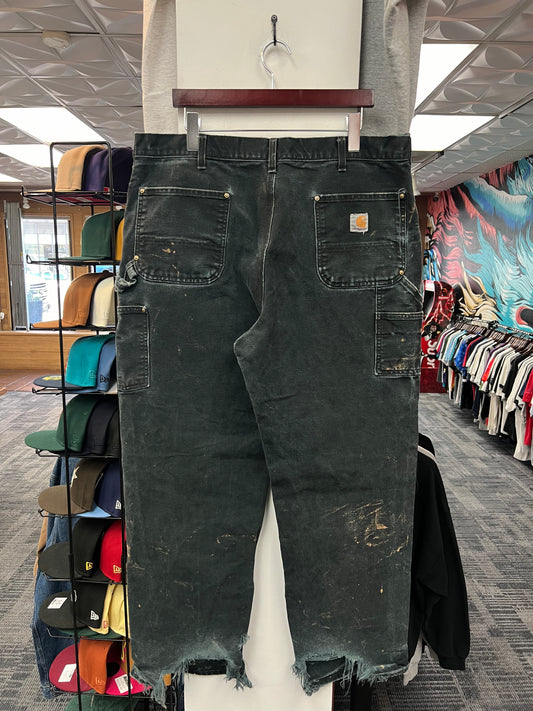 Vintage Black Carhartt Double Knee Pant