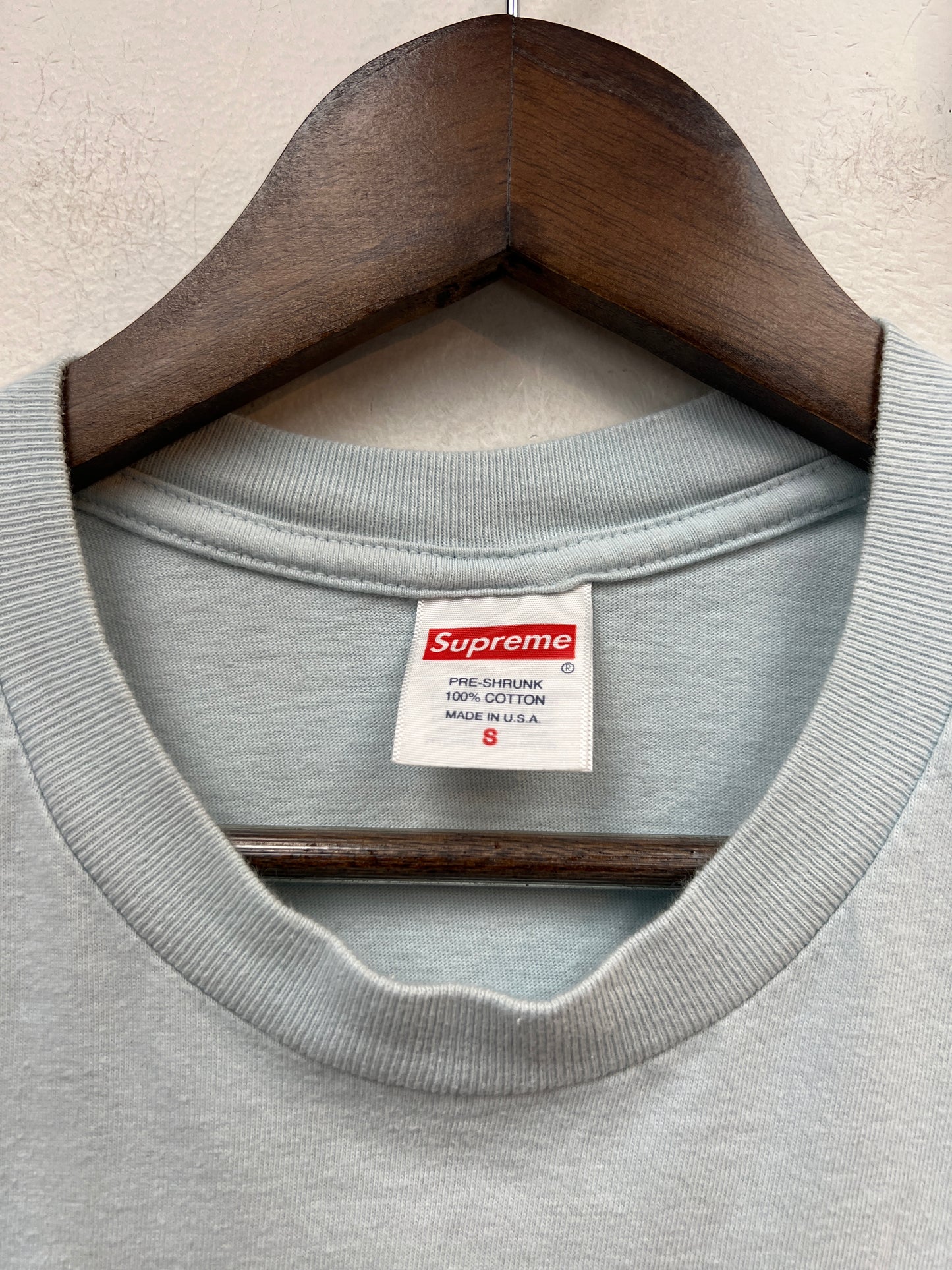 Supreme SS23 Smoke Tee Pale Blue