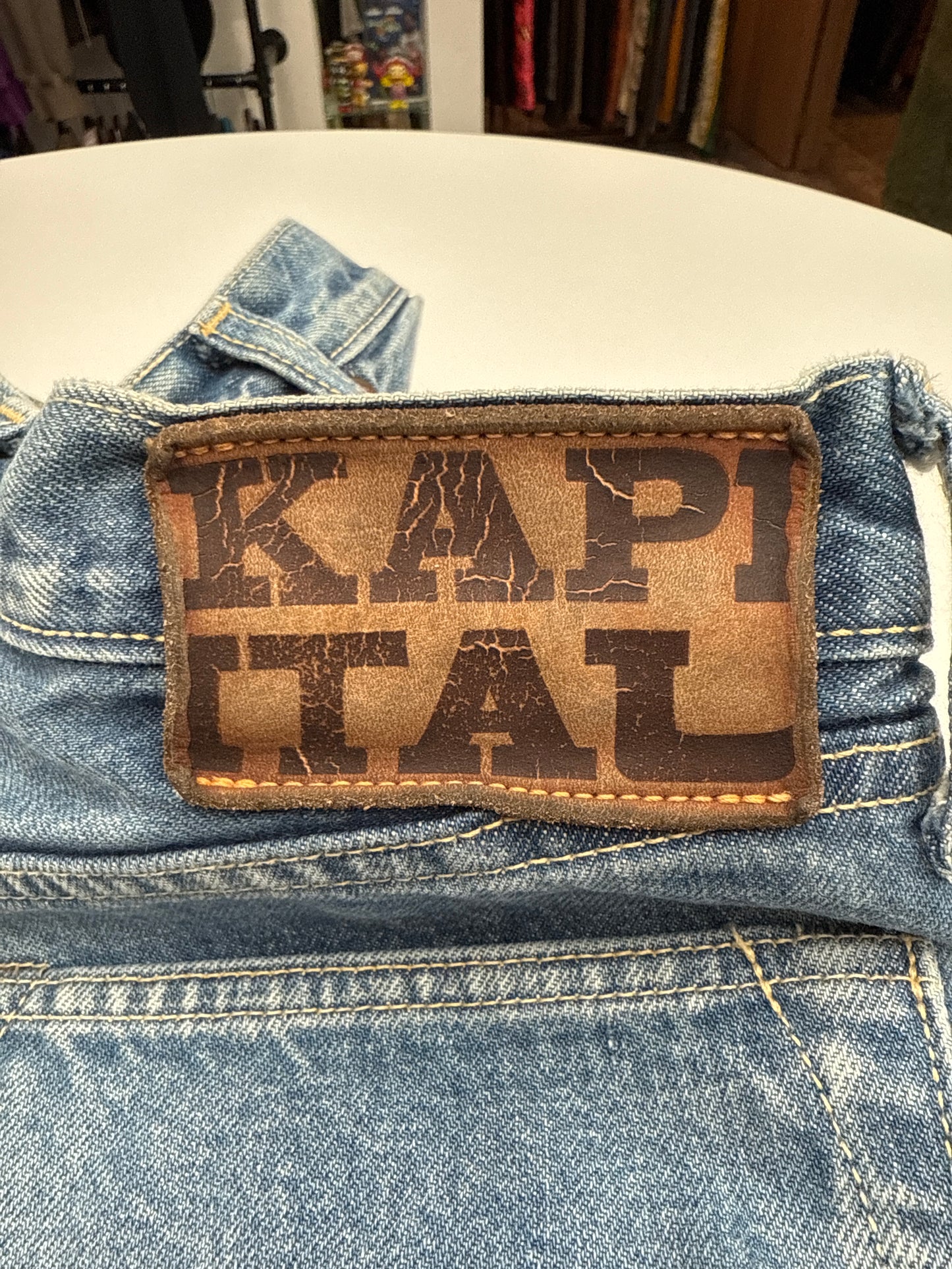Kapital Monkey Cisco Gem Studded Jeans