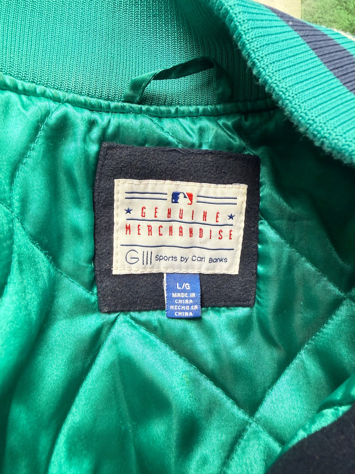 Vintage Mariners G-III Carl Banks Varsity Jacket