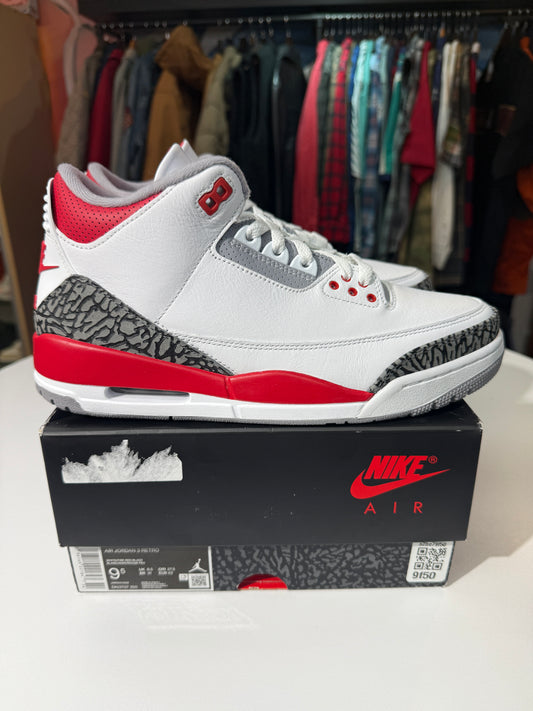 New Fire Red Jordan 3 (2022)