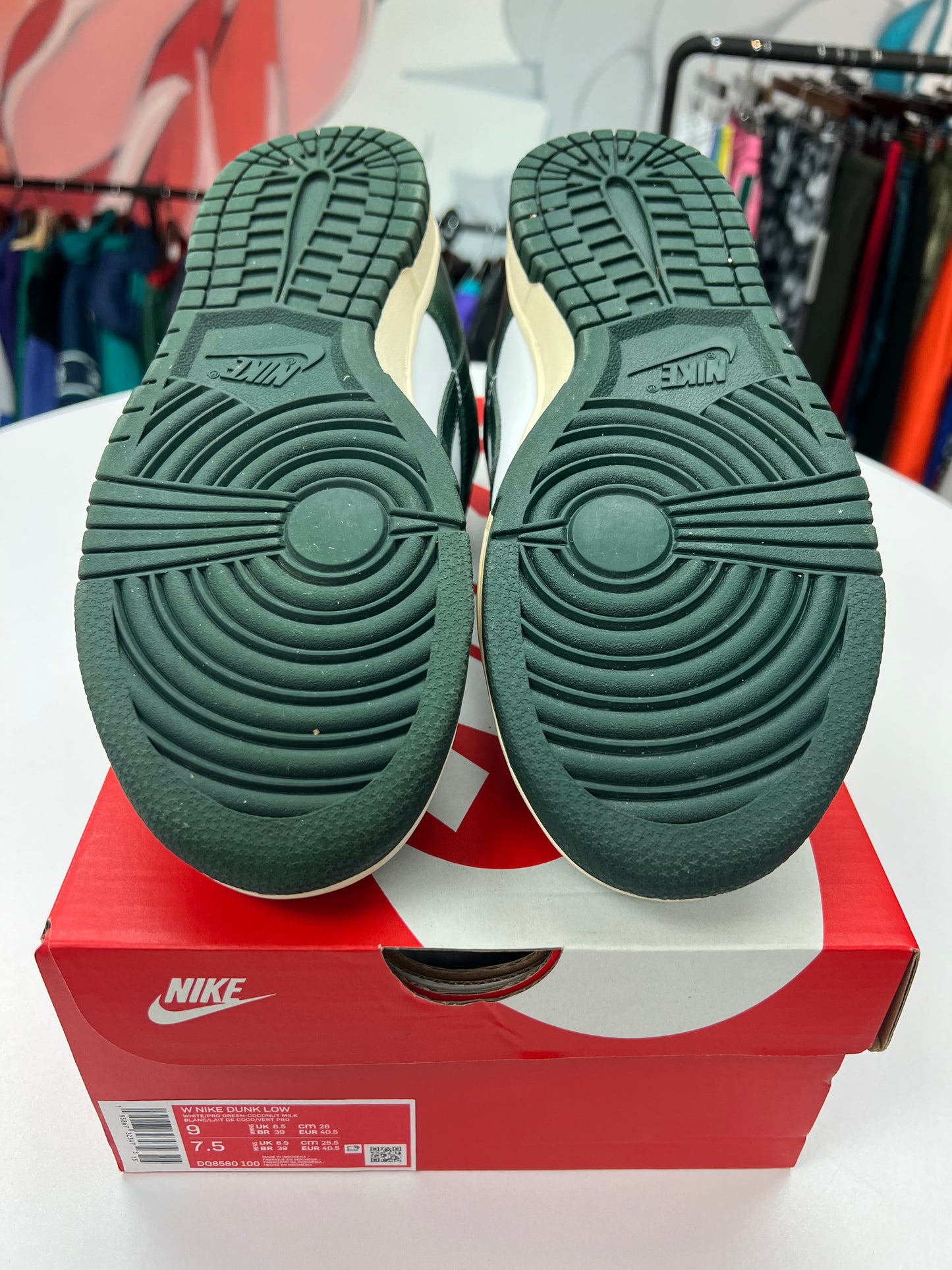 Preowned Nike Dunk Low Vintage Green