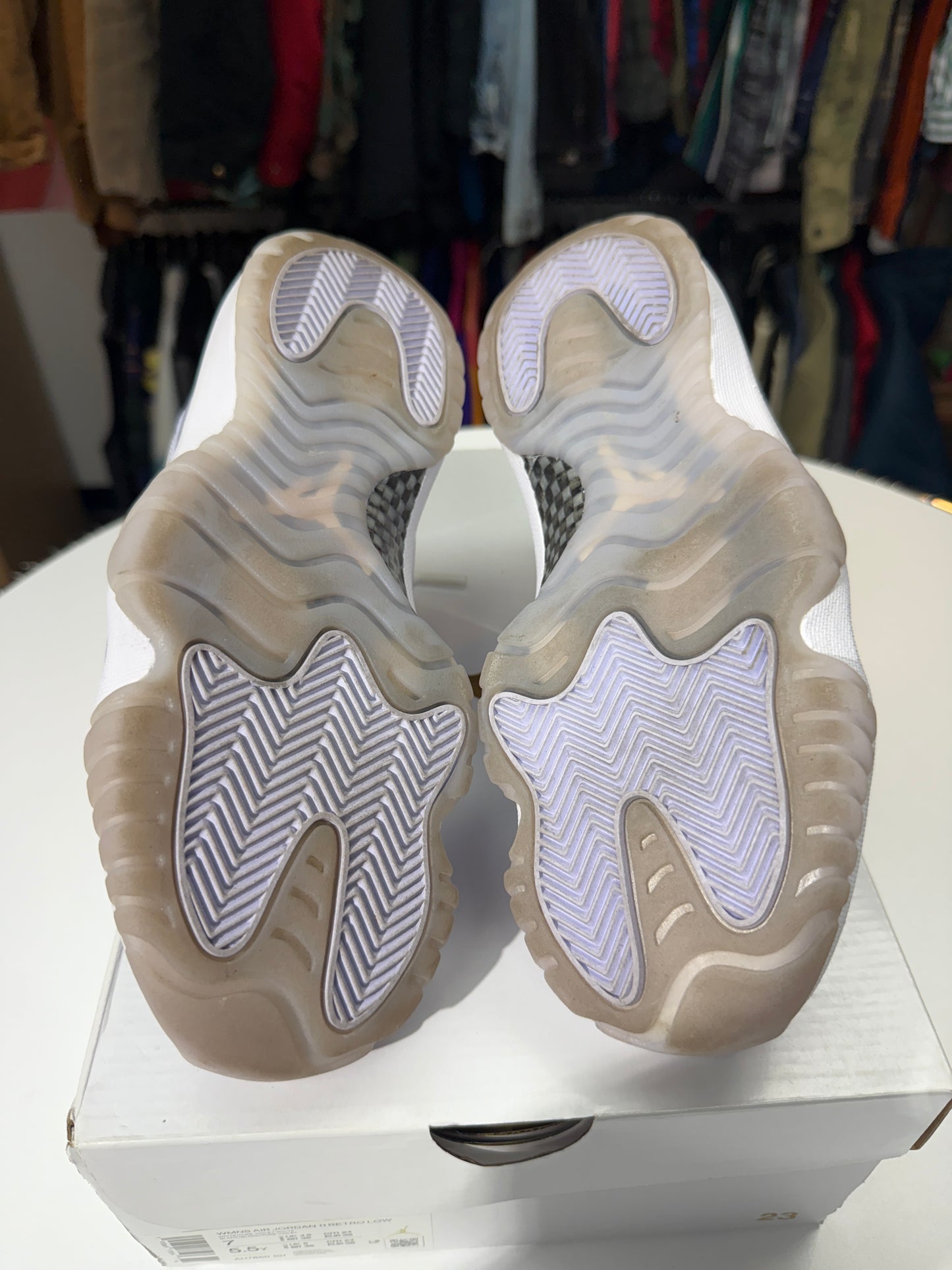 Preowned Pure Violet Jordan 11