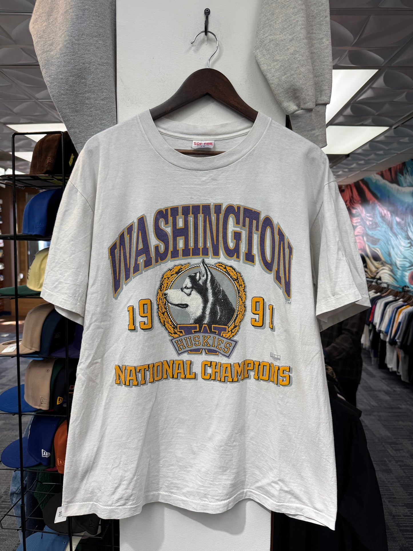 Vintage 1991 WA National Champs Tee